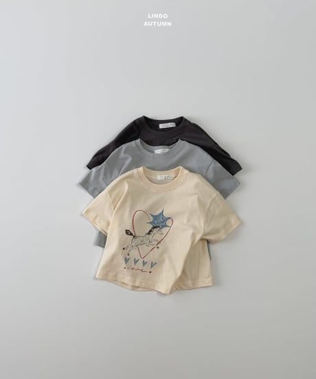 9[予約]LINDO sketch short sleeve t-shirt