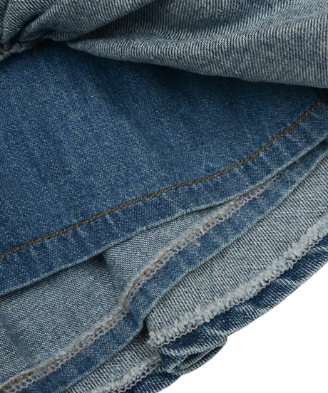21[予約]FORKCHIPS wiggle button skirt