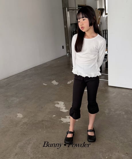 20[予約]bunny powder heart eyelet t-shirt