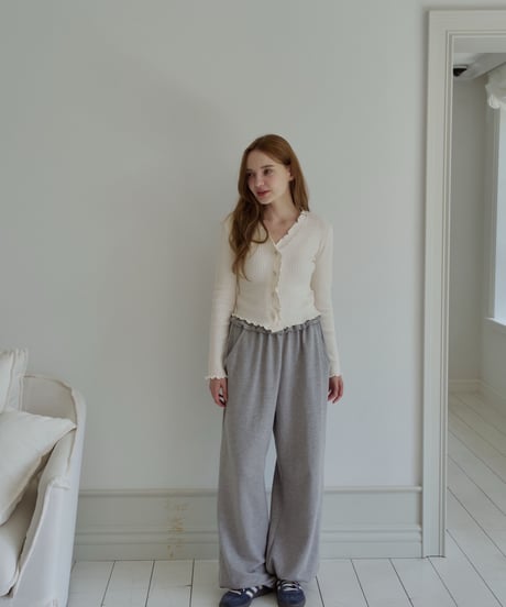 3[予約]momoann rib cardigan