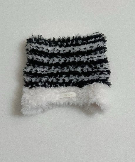 48[予約]minirobe mink cat beanie