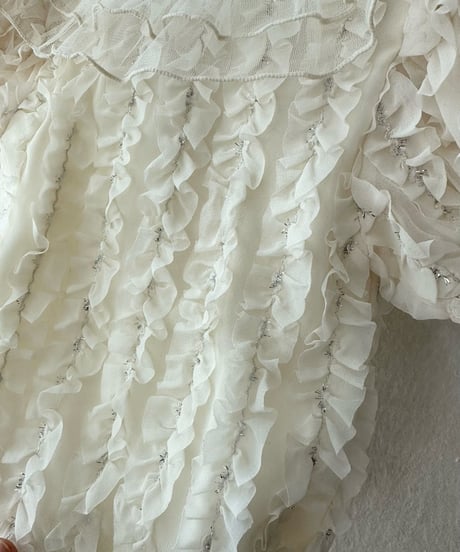 2[予約]monbebe chiffon frill special suit