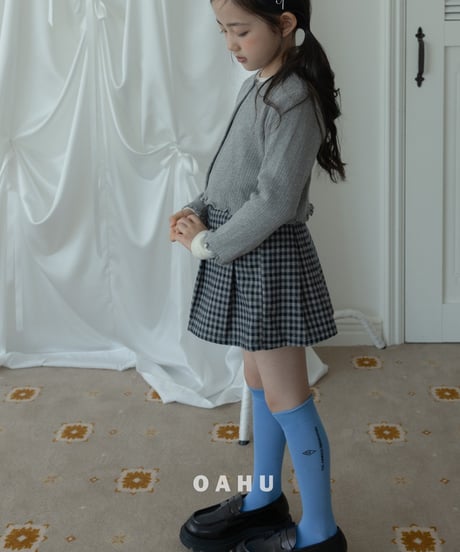 18[予約]oahu small check skirt