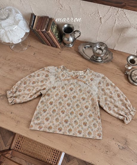 23[予約]marron lemon blouse(XS-L)
