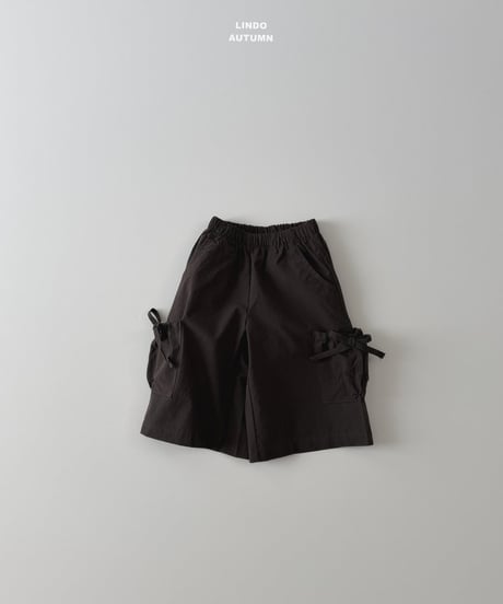 20[予約]LINDO knee lenght pocket pants