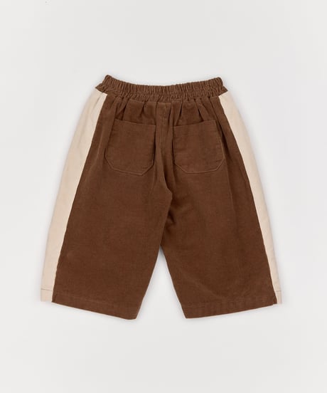 23[予約]送料無料 the beige side seam corduroy pants