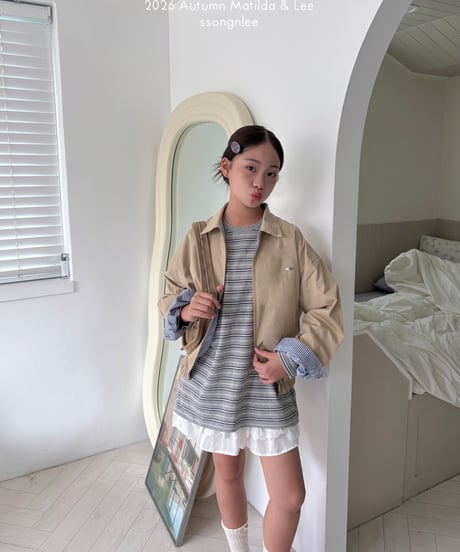 84[予約]matilda&lee colorblock jumper