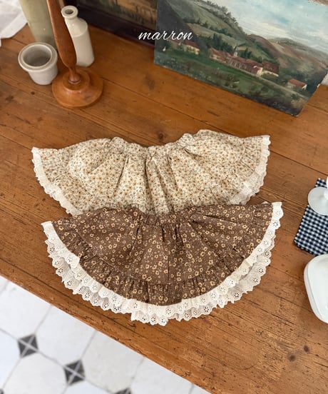25[予約]marron luas skirt(XS-L)