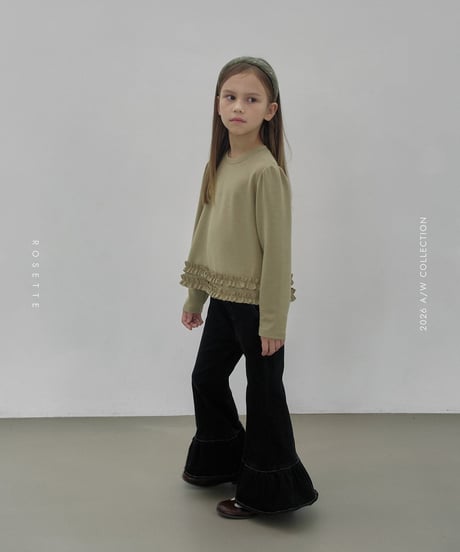 16[予約]ROSETTE reina frill pants(＋junior)