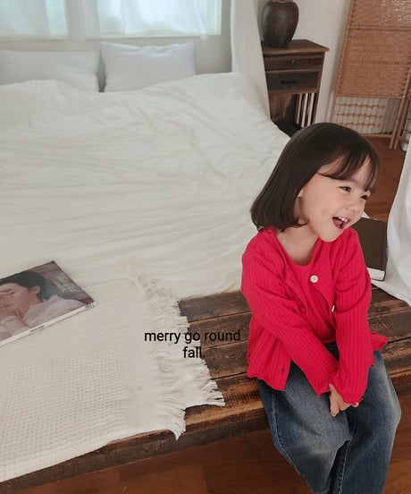 25[予約]merry go round moringo cardigan set