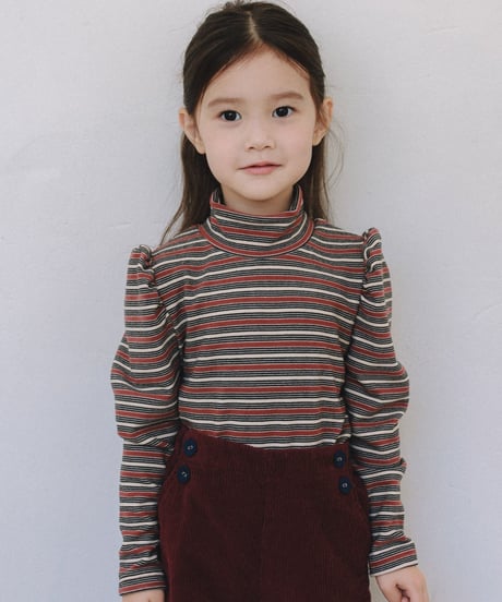 2[予約]mon Atelier mellow stripe t