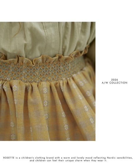 24[予約]ROSETTE maple skirt