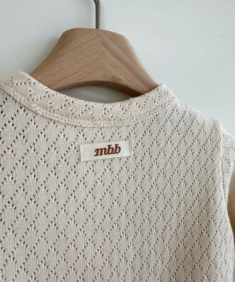 32[予約]monbebe argyle cardigan