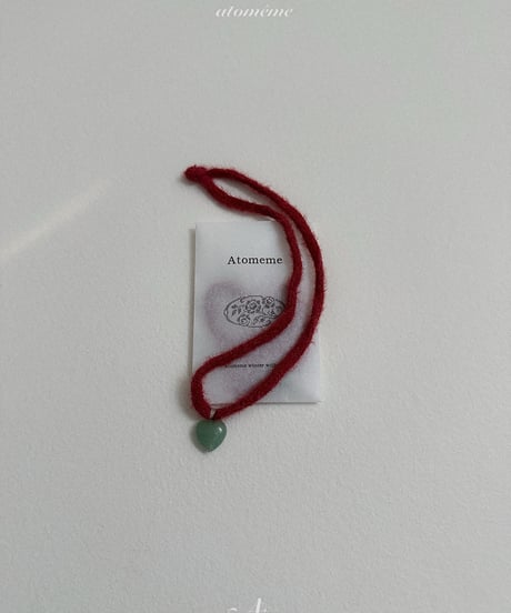 49[予約]atomeme love stone necklace
