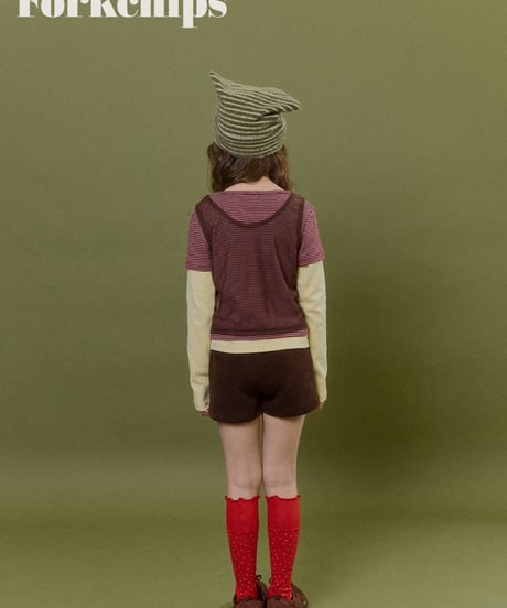 12[予約]FORKCHIPS vivid layered tee
