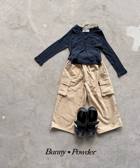 15[予約]bunny powder tencel cardigan