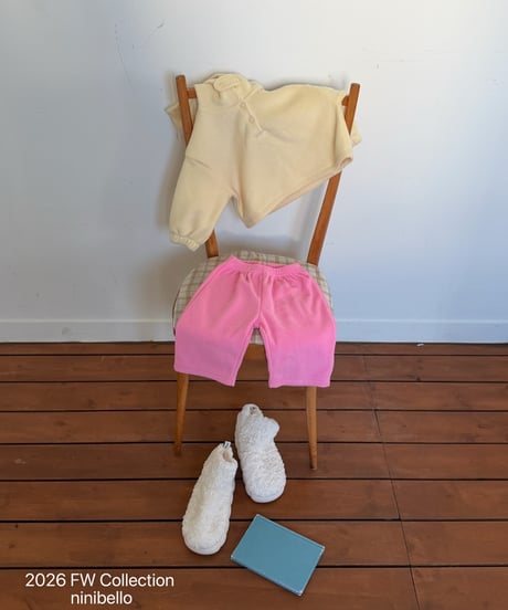12[予約]ninibello mood velour pants
