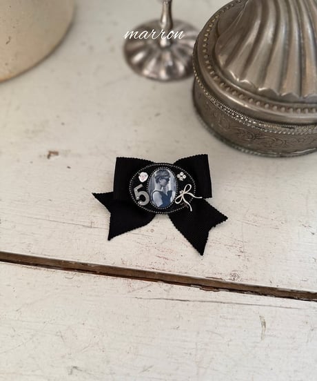 68[予約]marron audrey brooch