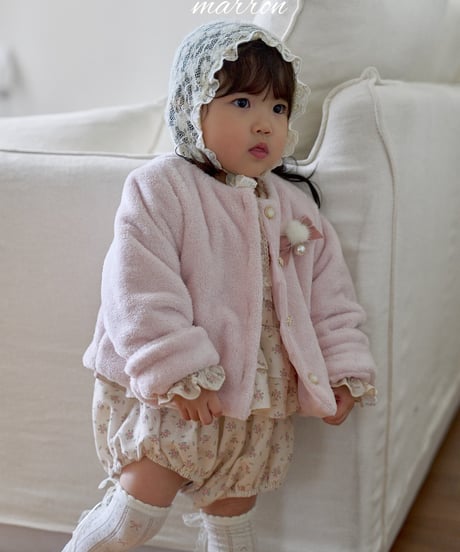 5[予約]marron elle fur jacket(XS-L)