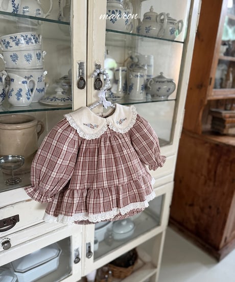 47[予約]marron chapel suit(6-18m)