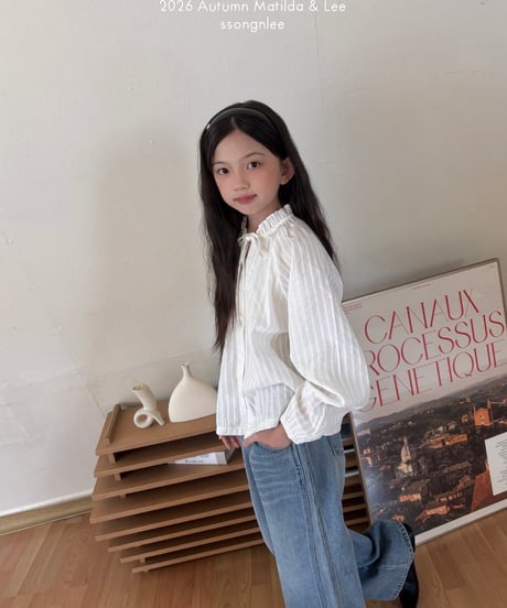 14[予約]matilda&lee pintuck shirring blouse