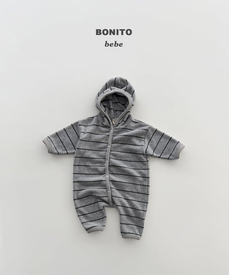 58[予約]bonito st terry hooded suit(6-18m)