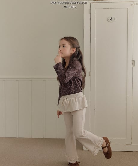 39[予約]melikey vest frill bootcut