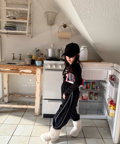 53[予約]COMMA piping stripe pants