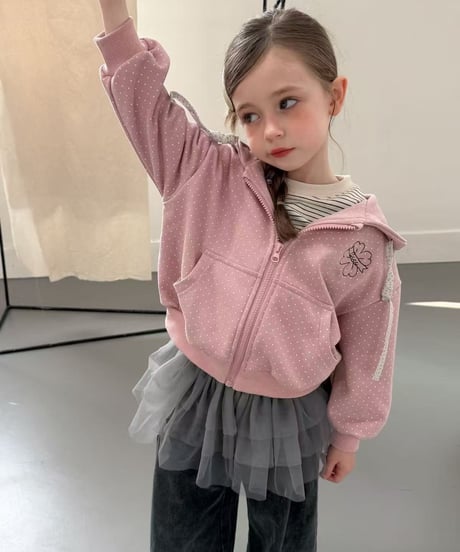 12[予約]aiai pinky dot hoodie zip-up