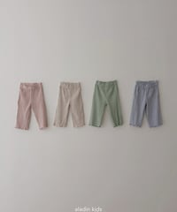 4[予約]aladin mood rib pants