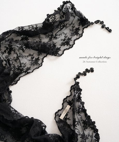 32[予約]anggo eyelet lace scarf