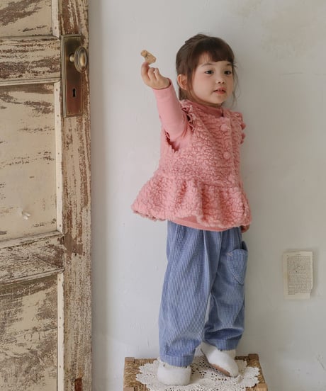 11[予約]FLO soft fur vest