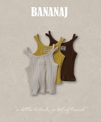 30[予約]BANANAJ double strap top