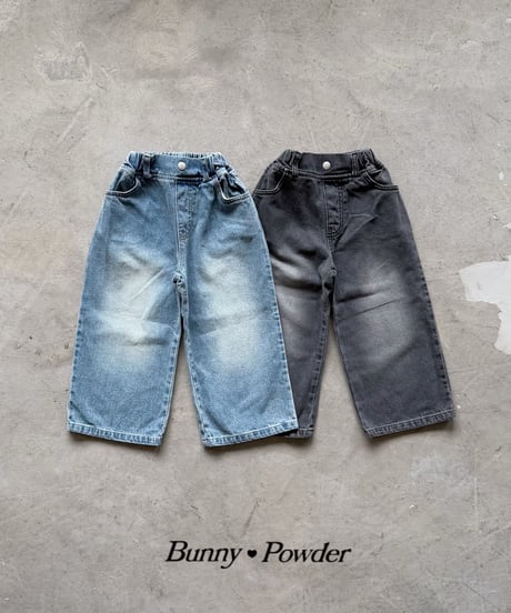 46[予約]bunny powder cortis denim pants
