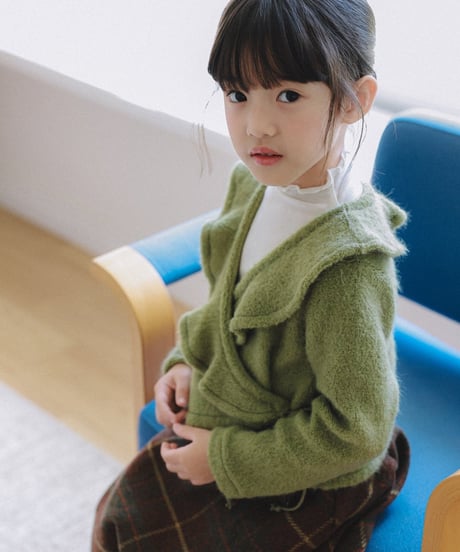 6[予約]mon Atelier margot wrap cardigan