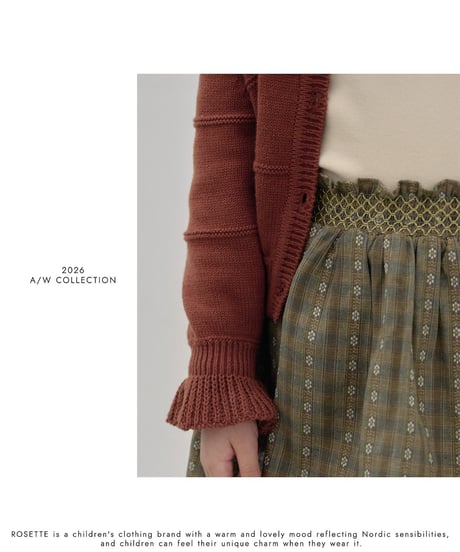 24[予約]ROSETTE maple skirt