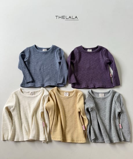 26[予約]thelala stretchy rib t-shirt