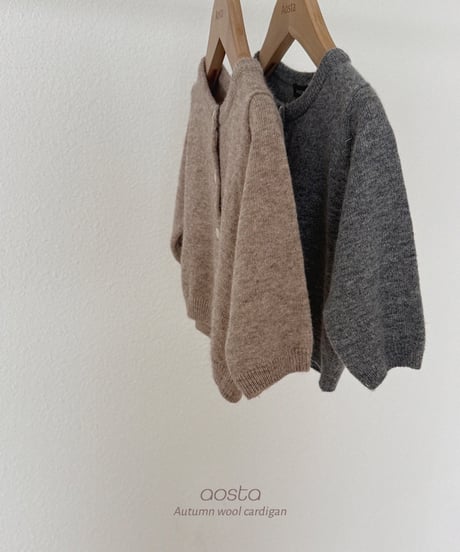 6[予約]Aosta knit cashmere cardigan