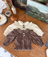 18[予約]marron shine blouse(XS-L)