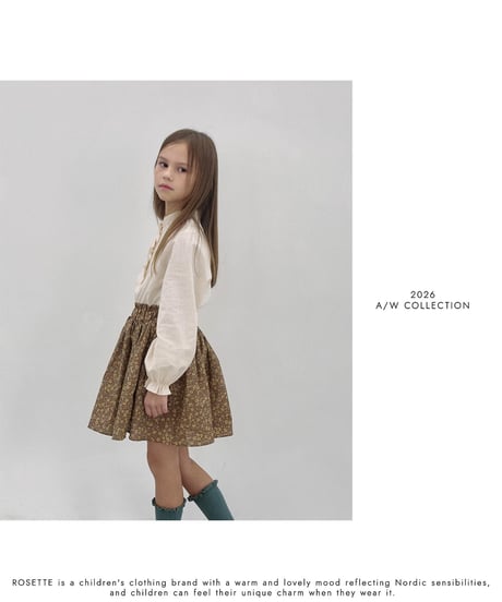 27[予約]ROSETTE puella skirt