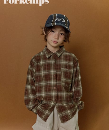 7[予約]FORKCHIPS sonic check shirt