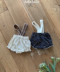 36[予約]bebeholic leaf suspender bloomers