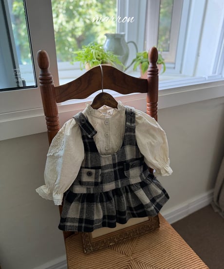 17[予約]marron motif blouse(XS-L)