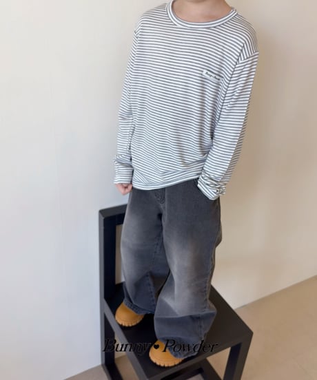 36[予約]bunny powder cotton tee