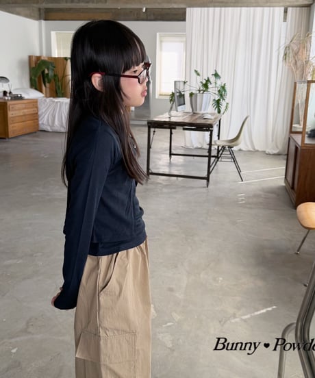 15[予約]bunny powder tencel cardigan