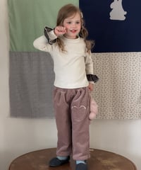 8[予約]aiai heart dot corduroy pants