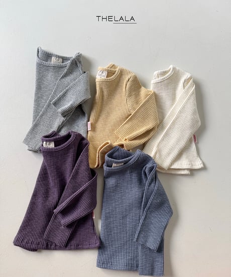 26[予約]thelala stretchy rib t-shirt