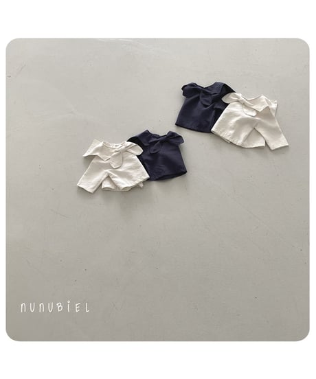 17[予約]nunubiel bebe tie blouse