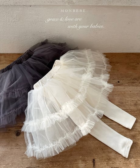 5[予約]monbebe lily tutu leggings