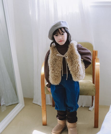 10[予約]mon Atelier lumi fur vest